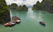 世界遺産の景勝地:ハロン湾