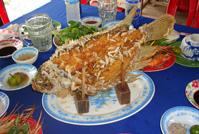 名物料理のエレファントフィッシュ