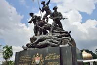 マレーシア独立戦争の後に建てられた国家記念碑